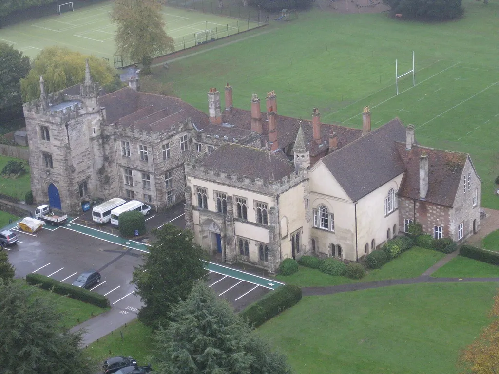 Salisbury Cathedral School, from Cathedral tower.