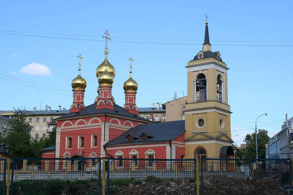 Kirche des Hl. Nikolaus auf den Holzstäben, Moskau.
