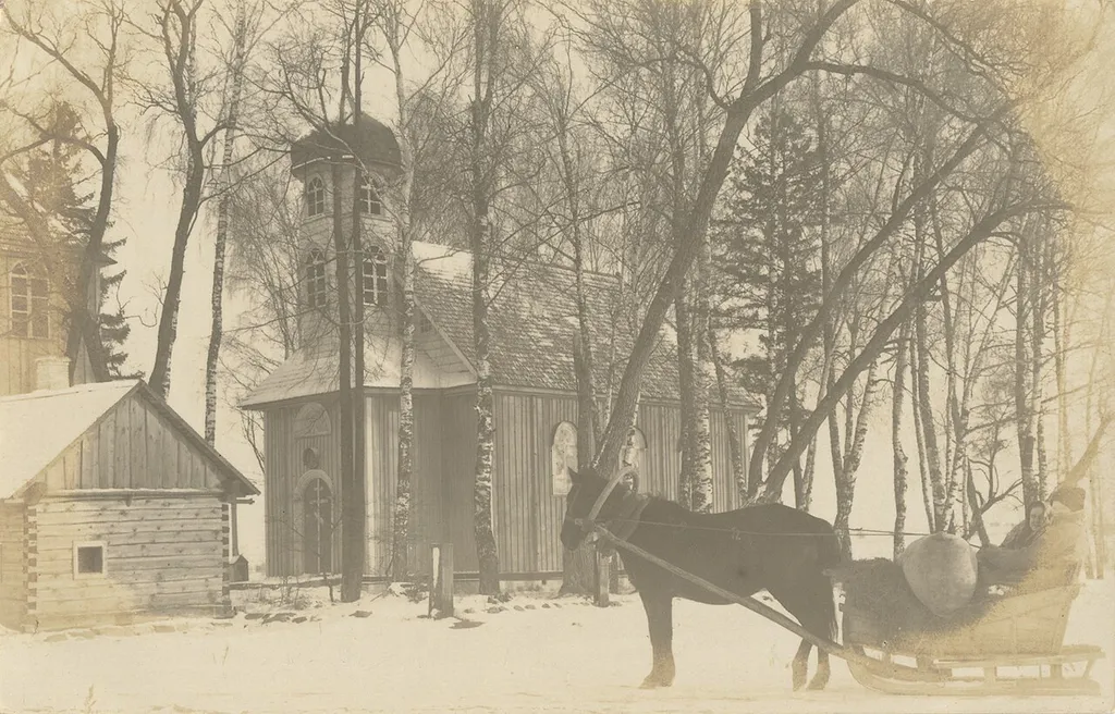 Міжэвічы (Miževičy). Царква Раства Багародзіцы