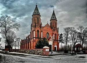 Sacred Heart church in Wojcieszków