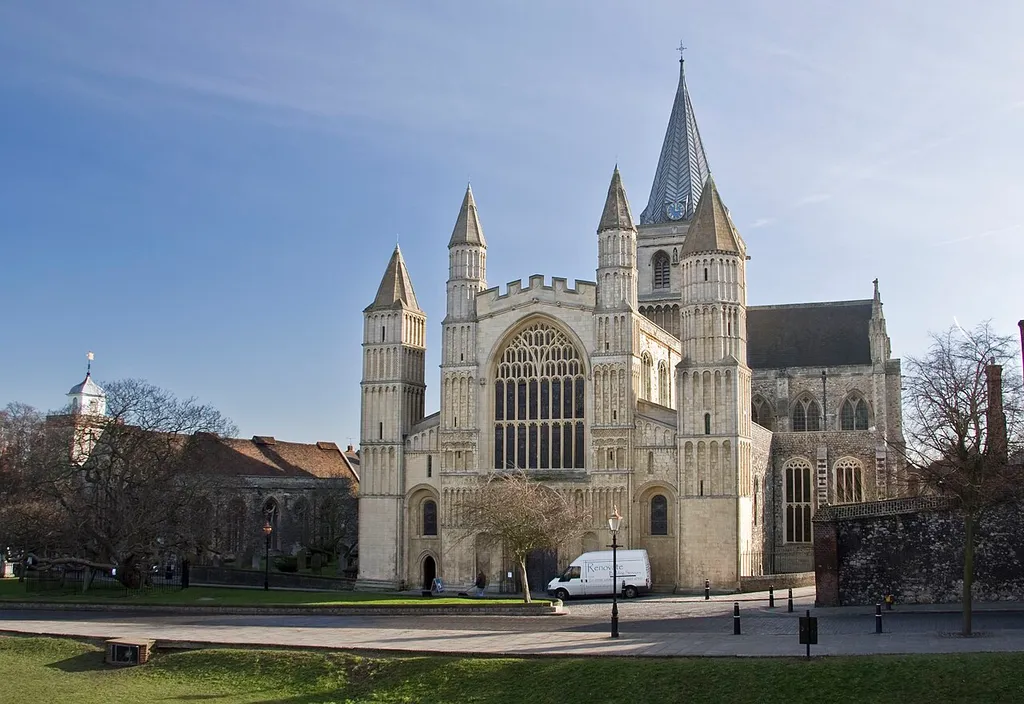Rochester Cathedral, from the west.