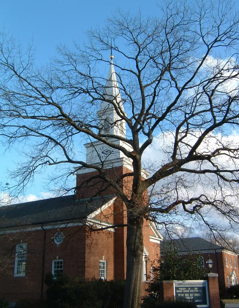 Westminster Presbyterian Church, Alexandria VA; main entrance