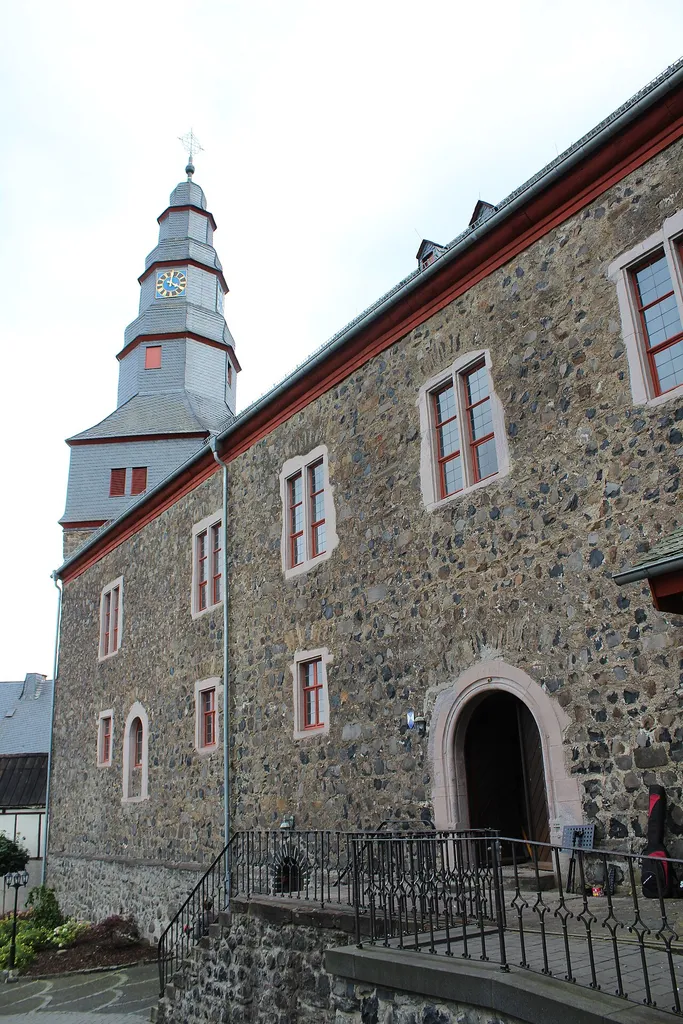 Evangelische Kirche Greifenstein-Beilstein, Lahn-Dill-Kreis, Hessen, Deutschland