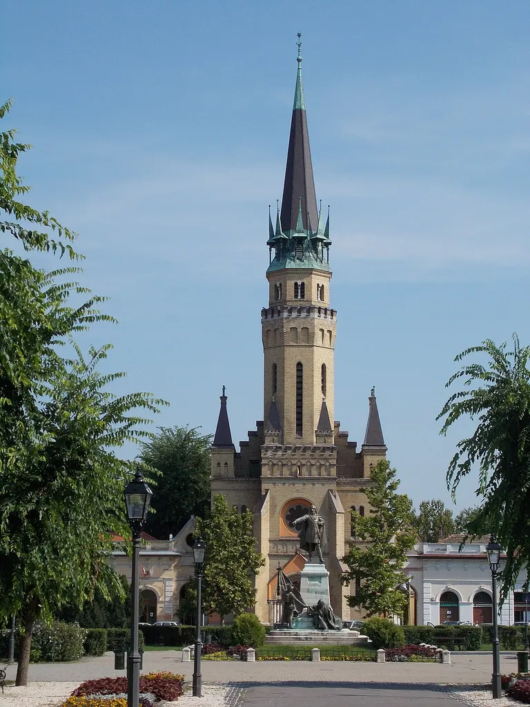 Evangelical church. Listed ID -1482. Neo-Gothic style. It was designed by Otto Sztehlo architect. The church was consecrated in 1896. - Szabadság Sq., Cegléd, Pest County, Hungary