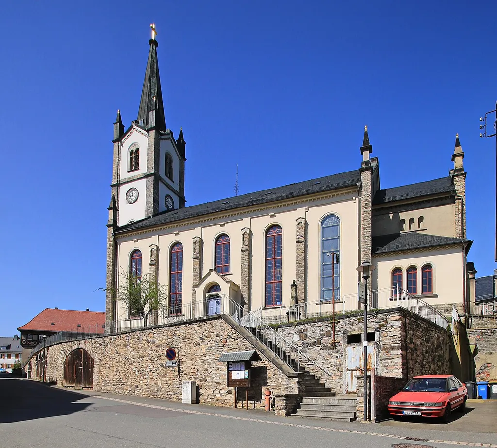 Kirche in Wildenfels, Sachsen.
