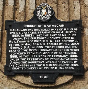 Church of Barasoain historical marker