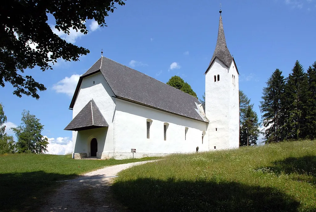 Subsidiary and pilgrimage church Holy Hemma and Holy Dorothea at Hemmaberg, municipality Globasnitz, district Voelkermarkt, Carinthia, Austria, EU
