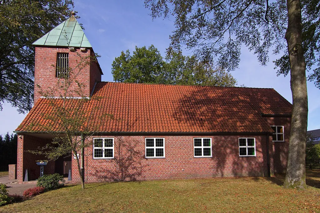 Friedenskirche in Heber (Schneverdingen), Niedersachsen, Deutschland