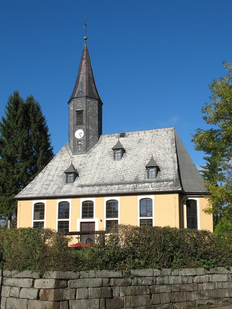 Church in Hohnstein-Rathewalde in Saxony, Germany