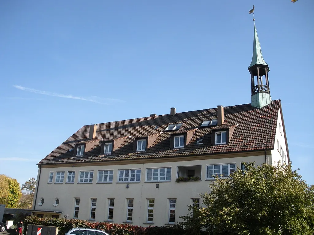 Old Protestant Gartenstadt-Church in Luginsland in Stuttgart-Untertürkheim