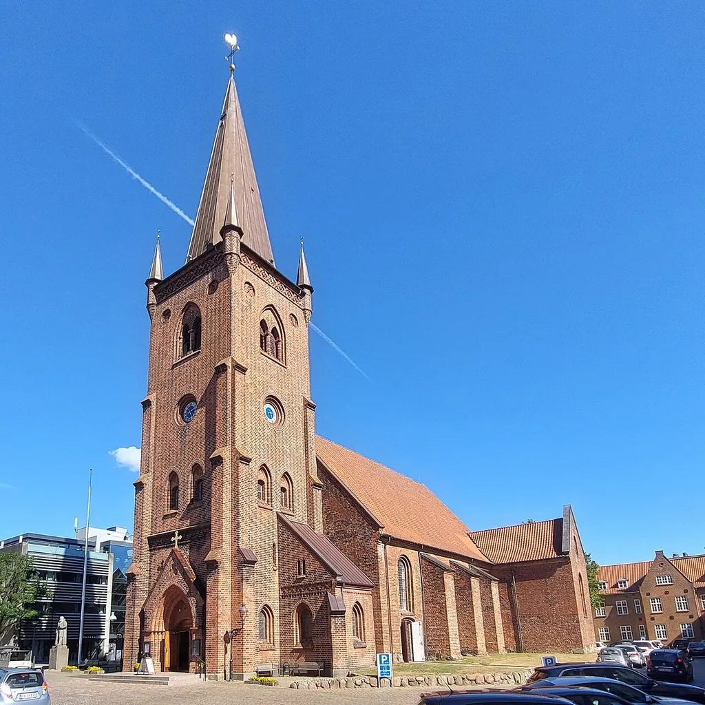 Sankt Nikolaj Kirke, Vejle set fra sydvest