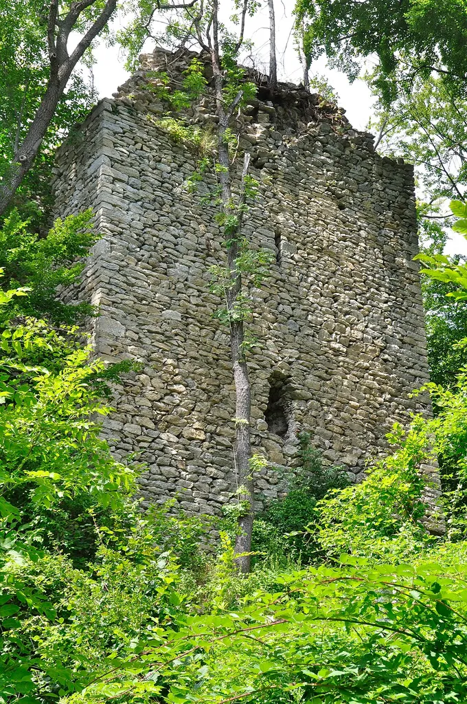 Ruins of castle Strassfried at Maglern, municipality Arnoldstein, district Villach Land, Carinthia / Austria / EU