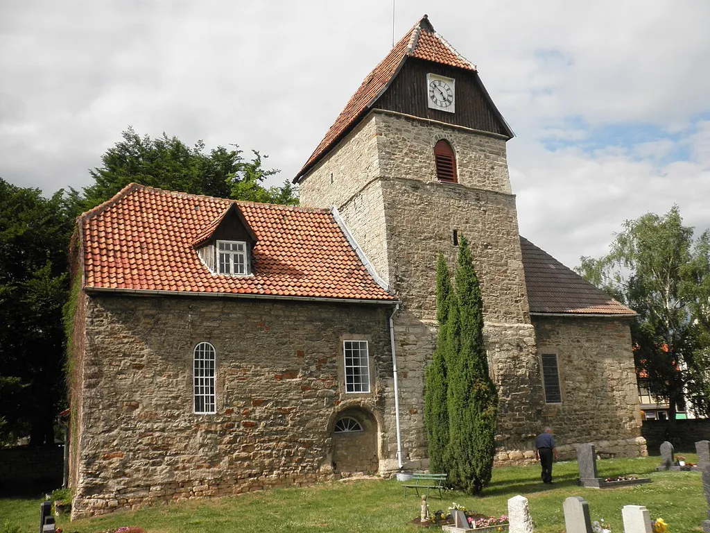 Church in Kirchengel (Großenehrich) in Thuringia