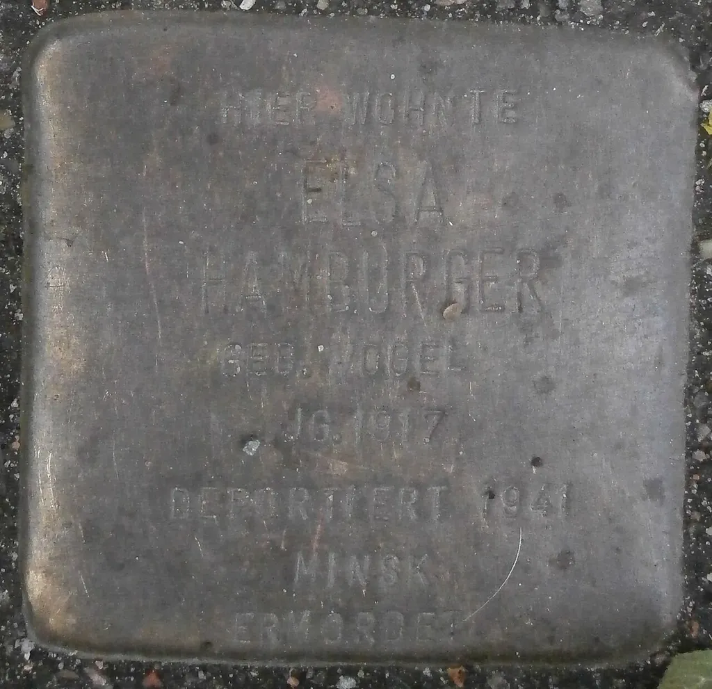 Stolperstein für Elsa Hamburger