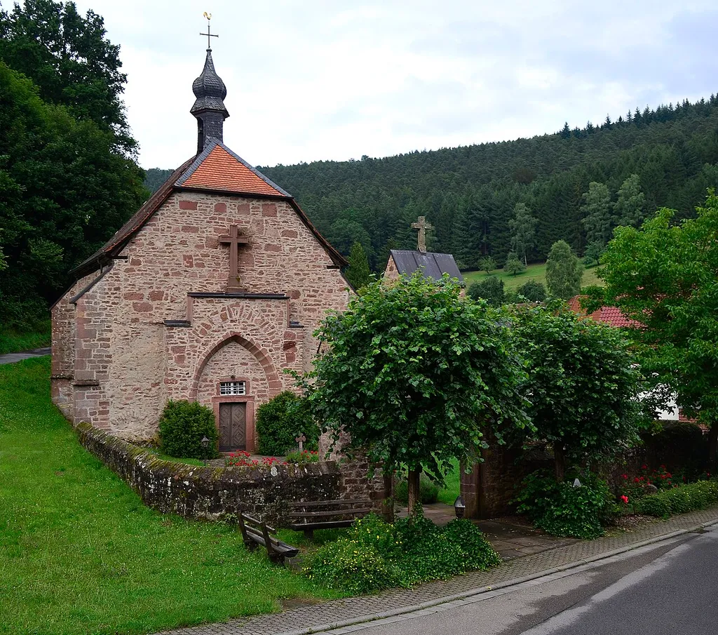 Quellkirche (Evangelische Pfarrkirche) in Schöllenbach, Gemeinde Hesseneck