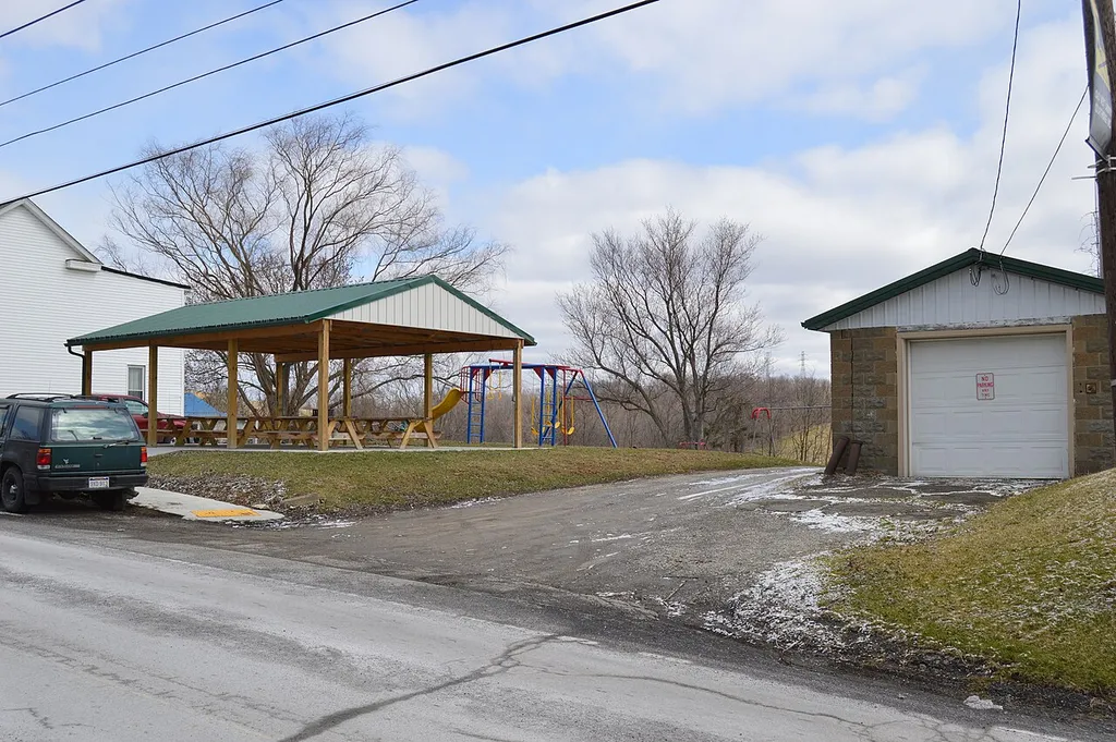A small park along Main Street (West Virginia Route 88) on the eastern side of West Liberty, West Virginia, United States. This was formerly the site of the West Liberty Presbyterian Church, which was listed on the National Register of Historic Places in 1980; although removed from the site, it has not yet been removed from the Register.