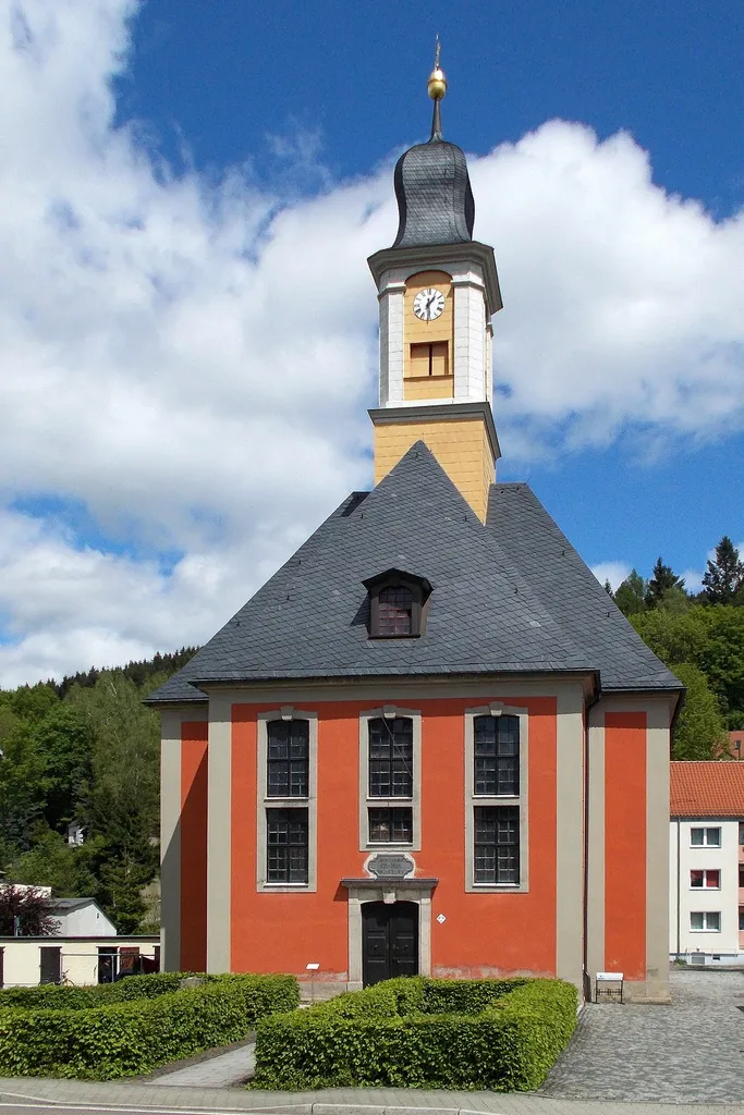 Kirche in Schmiedeberg - erbaut von Baumeister George Bähr (Frauenkirche Dresden) - http://www.kirche-dw.de/Kirchen/KSchmiedeberg/kschmiedeberg.html