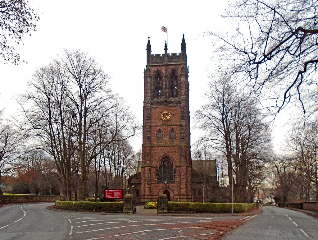 View of the tower from Allerton Road