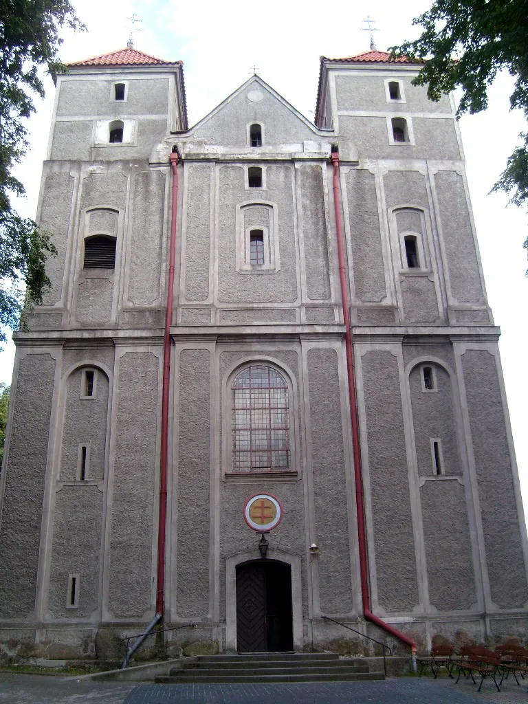 The church in Górzno, Poland
