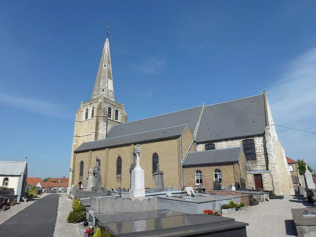 Sainte-Marie-Kerque (Pas-de-Calais) église Notre Dame