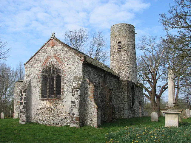 St. Theobald, Great Hautbois A ruined churched, abandoned c. 1860.