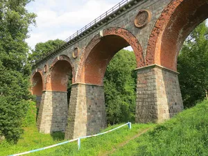 Railway bridge over Boruja in Bytów