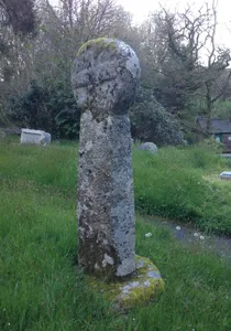 Medieval wayside cross in Altarnun churchyard