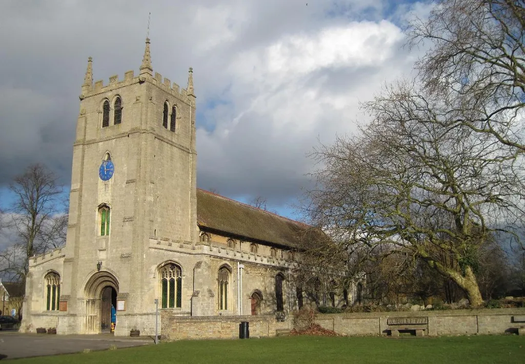 Parish church of St Thomas Becket, Ramsey, Cambridgeshire (formerly Huntingdonshire), seen from the southwest