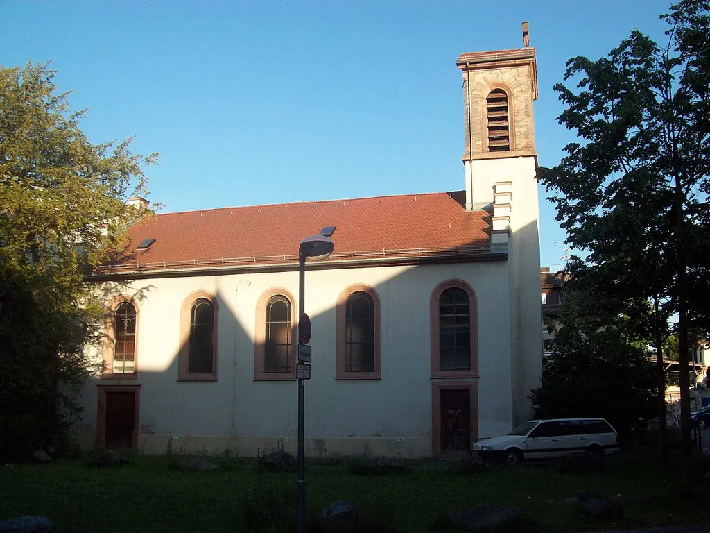 Spitalkirche St. Katharina am ehemaligen Städt. Krankenhaus -Hofseite