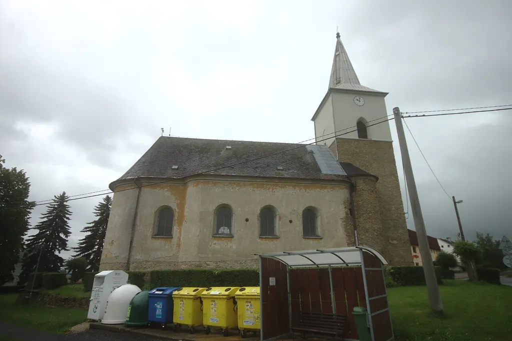 A church building in Mladějovice, Olomouc Region, CZ