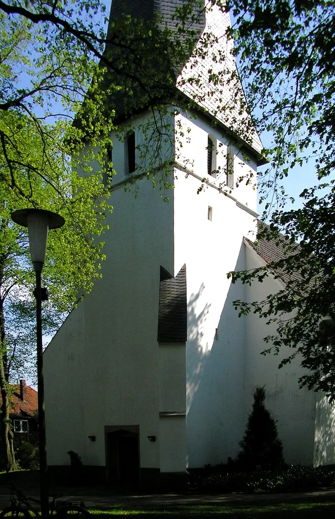 Church in Löhne, District of Herford, North Rhine-Westphalia, Germany.