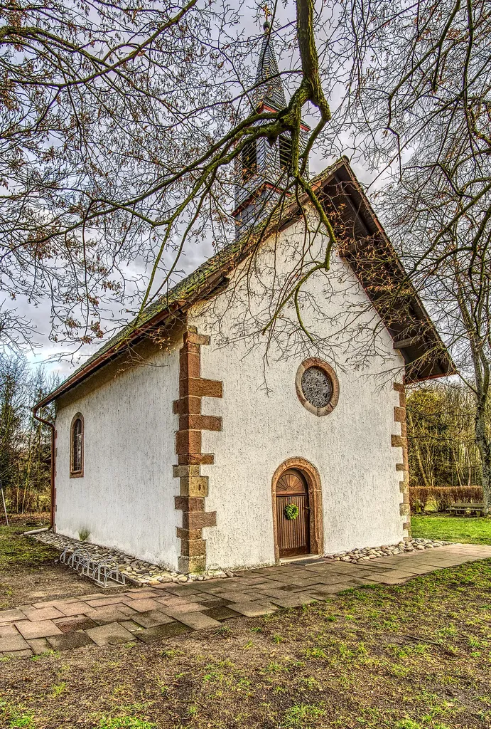 Außenansicht des Schweinheimer Kirchel in Jockgrim