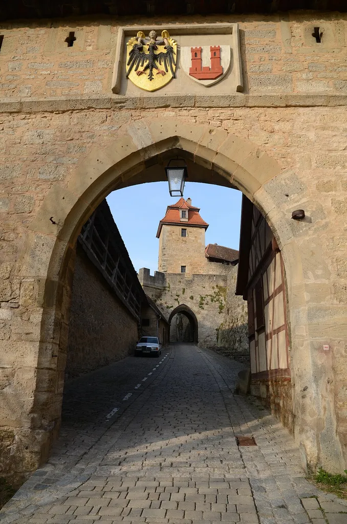 Rothenburg ob der Tauber, Kobolzeller Steige 16, Kobolzeller Tor