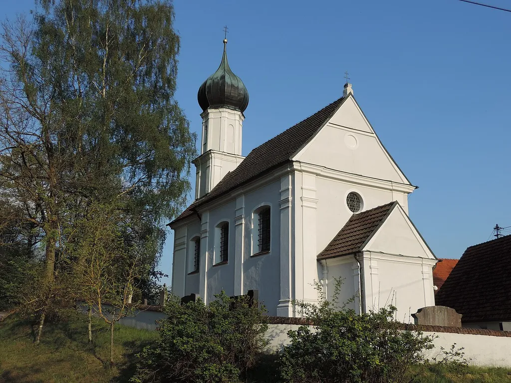 Katholische Filialkirche Baar-Lechlingszell This is a picture of the Bavarian Baudenkmal (cultural heritage monument) with the ID D-7-71-176-3 (Wikidata)