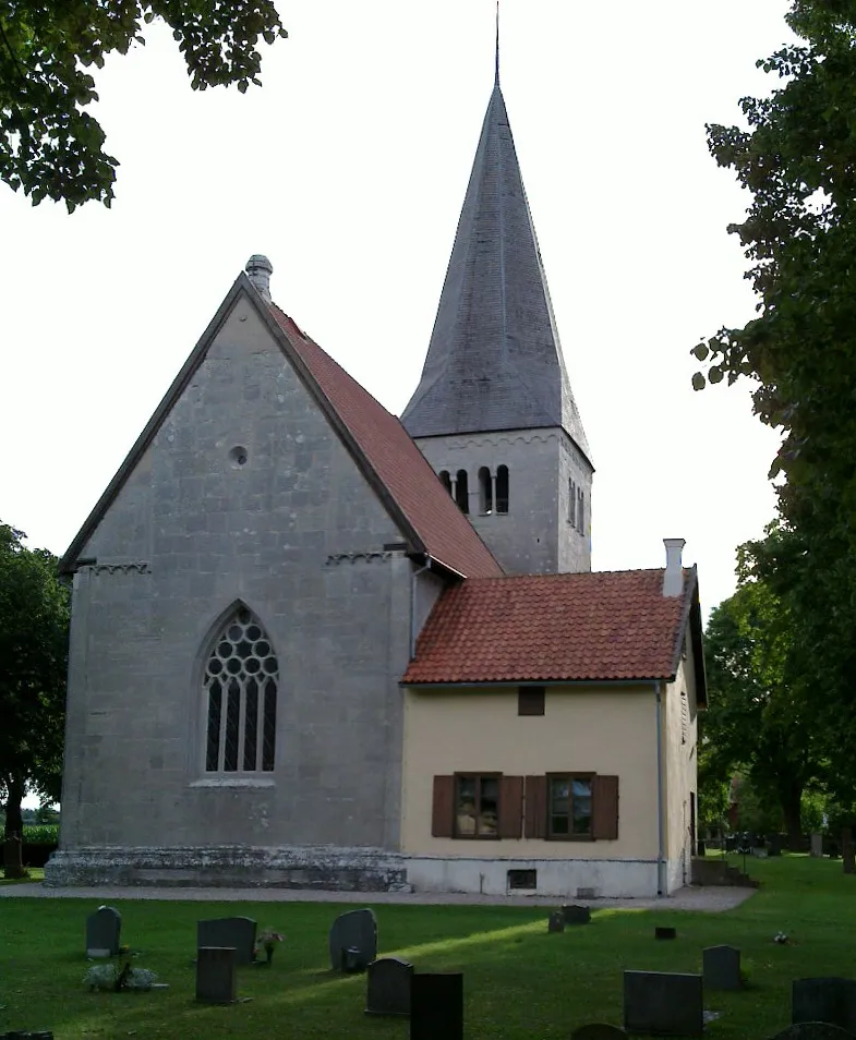 Church of Follingbo, Gotland viewed from the east