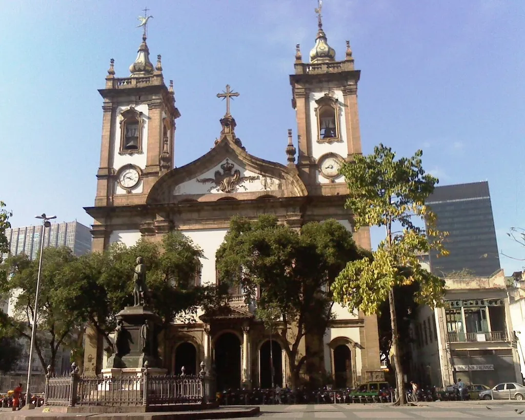 Igreja de São Francisco de Paula, largo de São Francisco de Paula, centro histórico do Rio de Janeiro, RJ, Brasil.