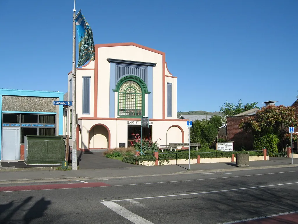 This was Beckenham Baptist Church before it was damaged by the earthquakes.