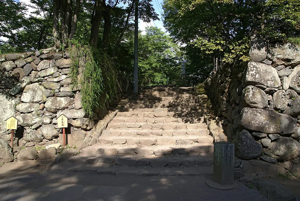 Komoro Castle in Komoro, Nagano prefecture, Japan