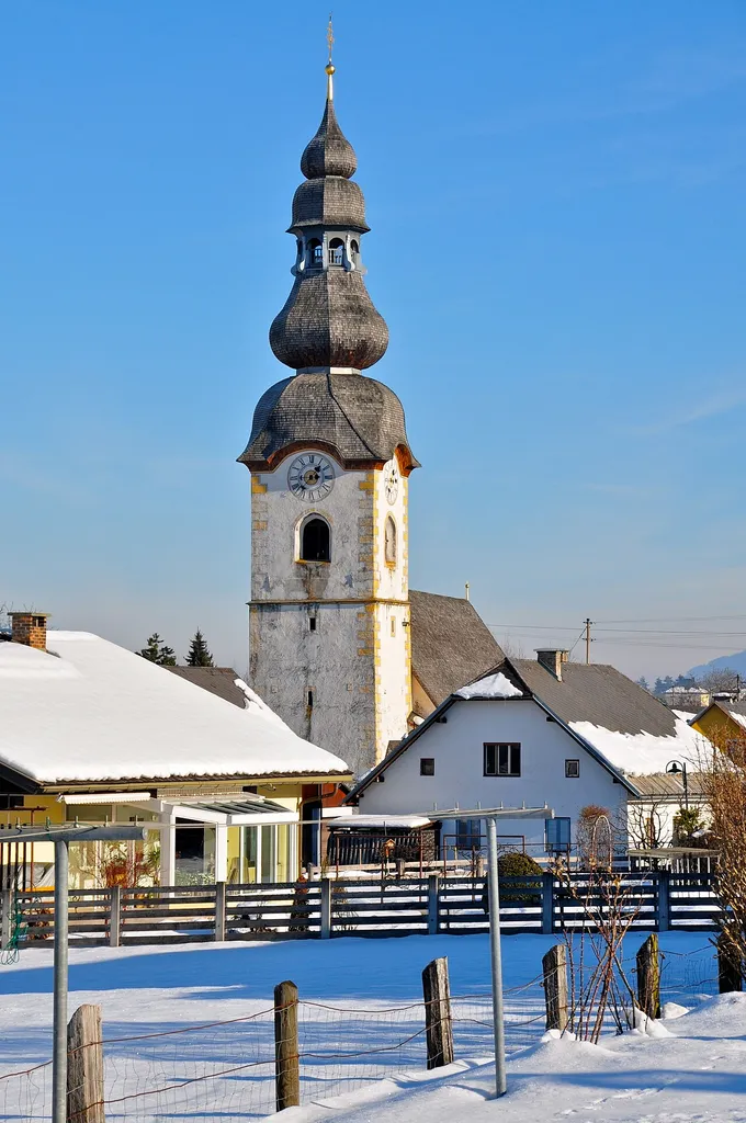 Parish church Holy Lambertus at Suetschach, market town Feistritz im Rosental, district Klagenfurt Land, Carinthia / Austria / EU