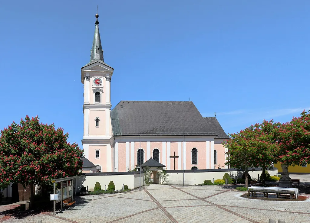 Parish church of Aistersheim, Upper Austria.