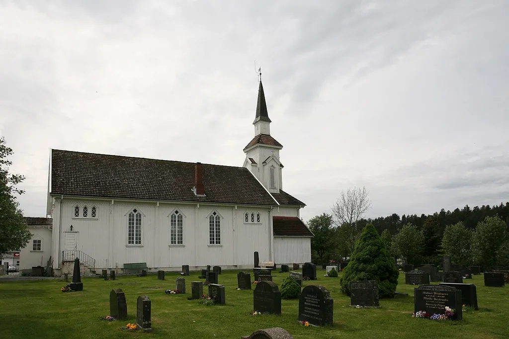 Picture of Tyristrand kirke (Buskerud - Norway)