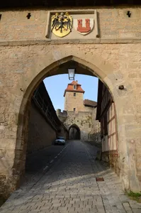 Stadttor Kobolzeller Steige in Rothenburg ob der Tauber