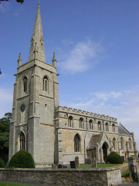 St Denis' parish church, Aswarby, Lincolnshire, seen from the southwest