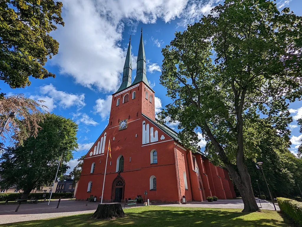 Växjö domkyrka den 6 augusti 2022.