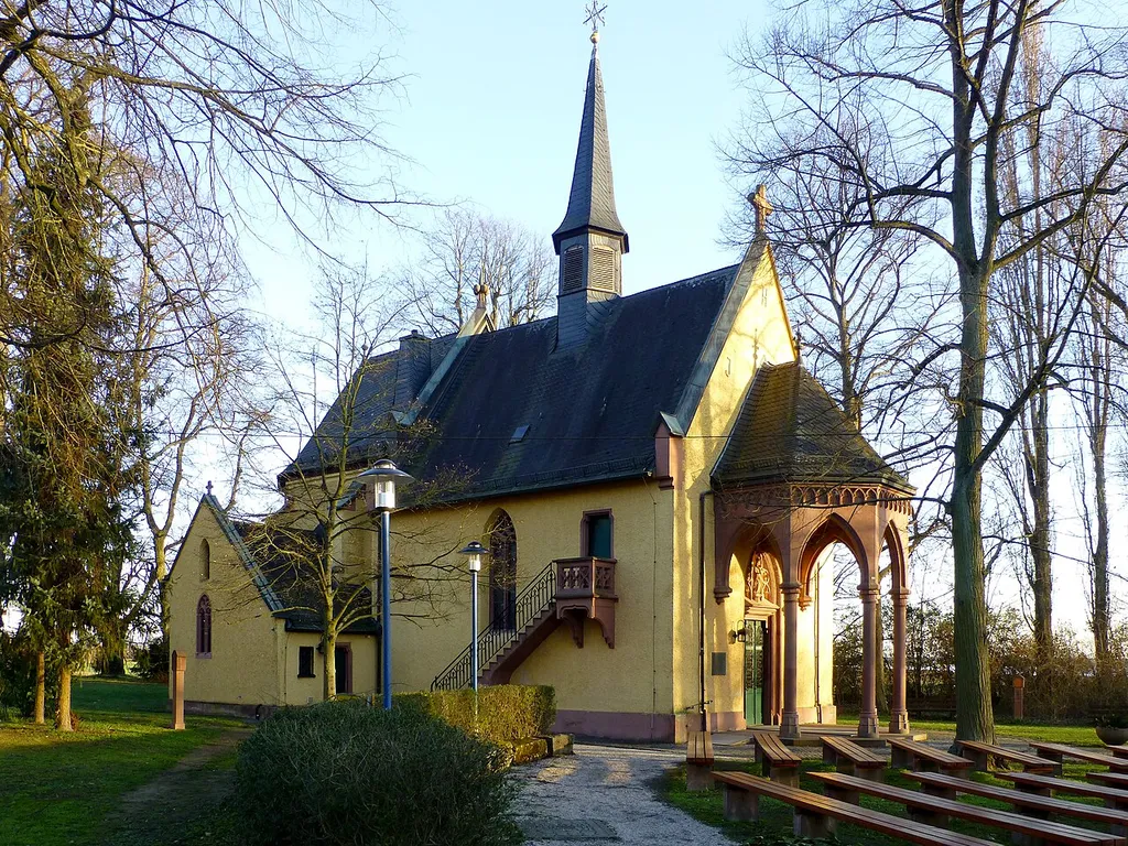 Wallfahrtskapelle Maria Einsiedel bei Gernsheim; Ansicht von Norden