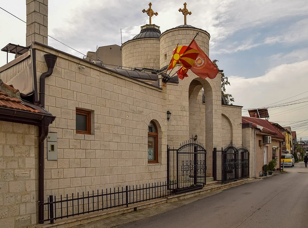 The church „Sv. Troica“ in the district of Madžir Maalo in Skopje, 2025.
