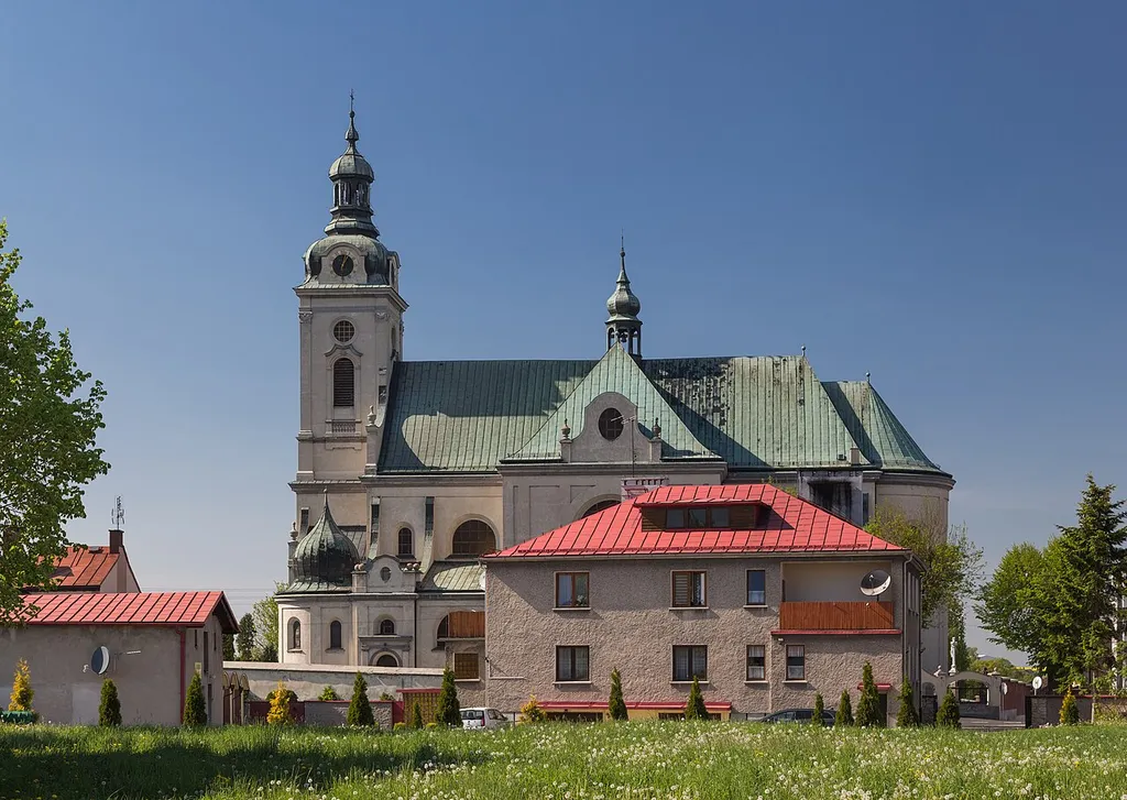 Saint Wenceslaus church. Krzanowice, Silesian Voivodeship, Poland.