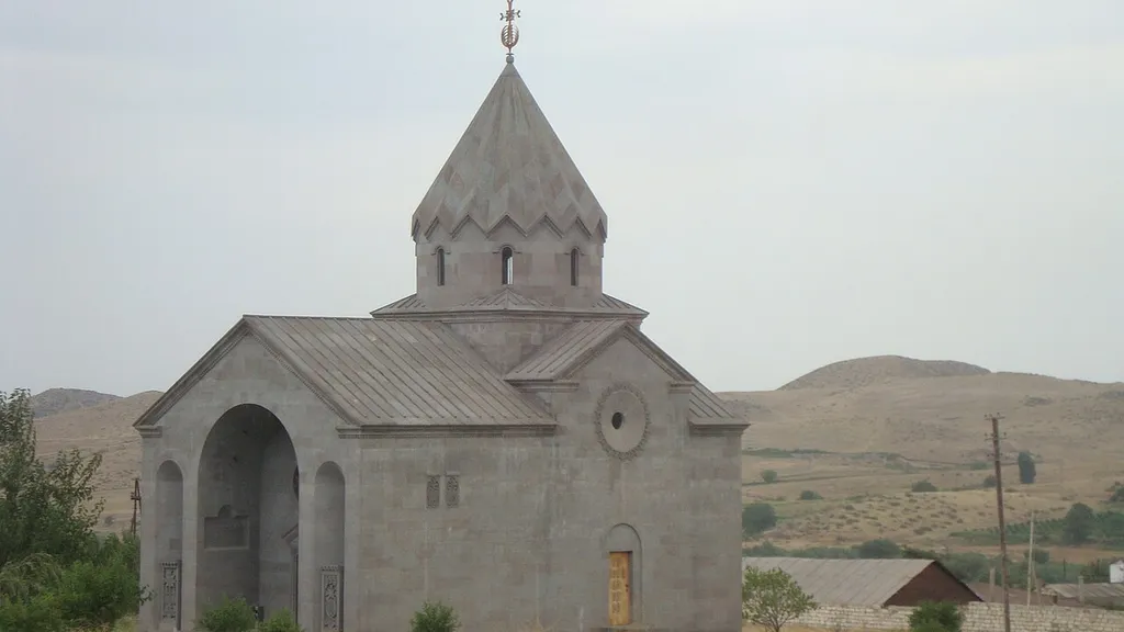 A church. Askeran, Republic of Mountainous Karabakh (Artsakh).