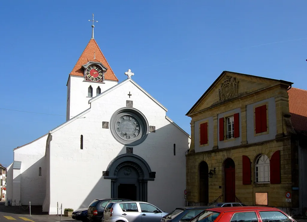 Grandson, temple, ancienne église Saint-Jean-Baptiste