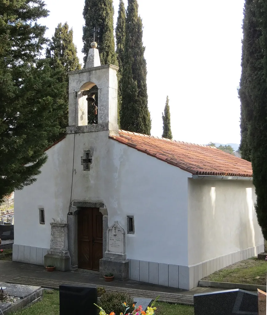 Archangel Michael Chapel in Kubed, Municipality of Koper, Slovenia